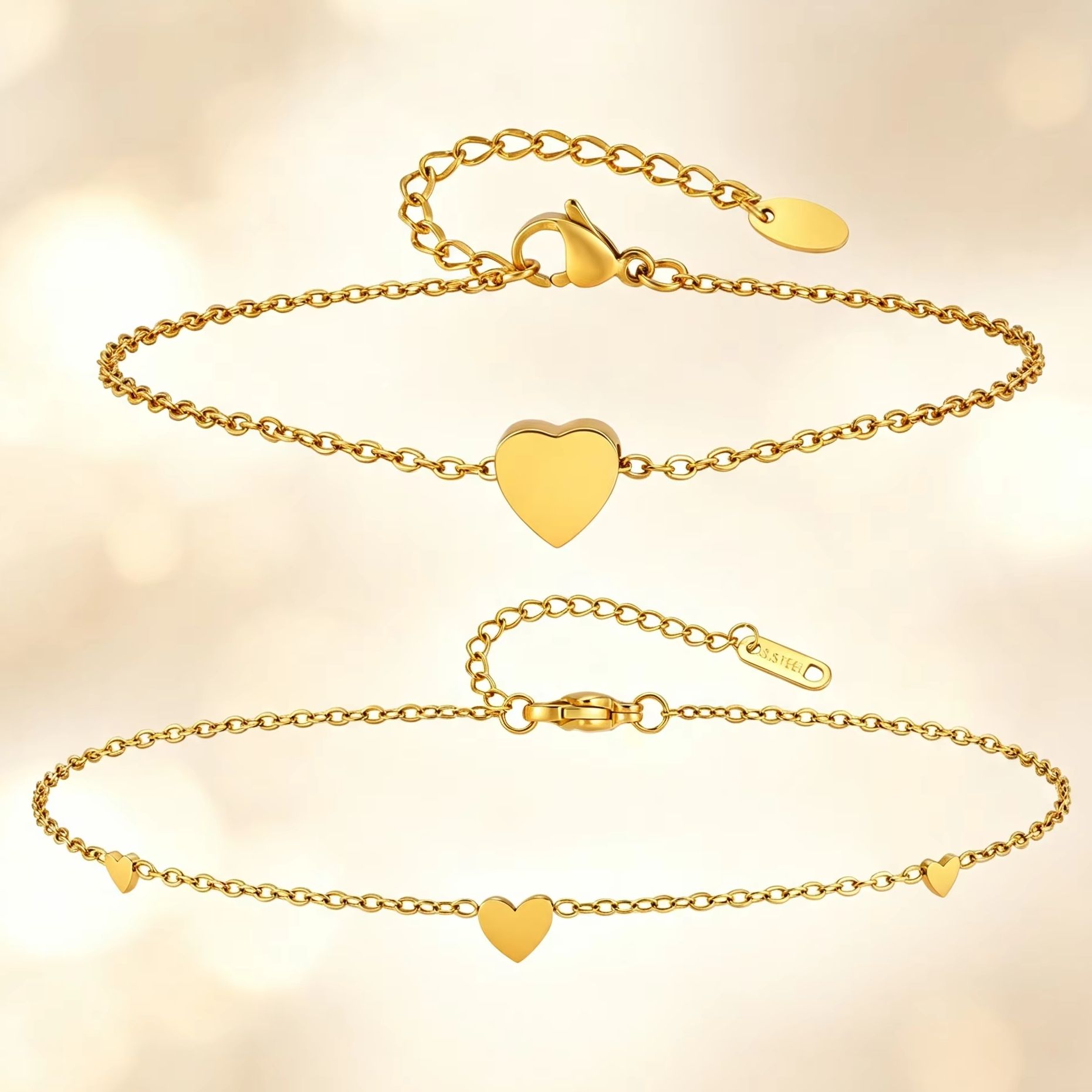 2-teiliges Fußkettchen-Set mit – Jc Jewelry & Watches Photos Bewertung und Preis