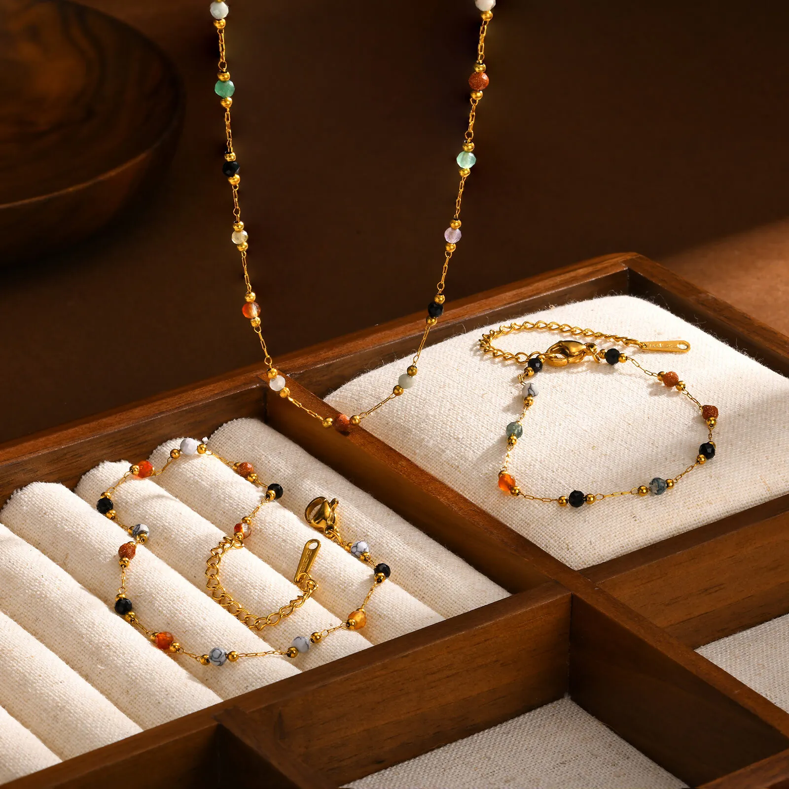 Fußkettchen mit Natursteinperl – Jc Jewelry & Watches Photos Bewertung und Preis